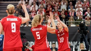 Magdalena Stysiak, Agnieszka Korneluk i Olivia Różański w barwach reprezentacji Polski