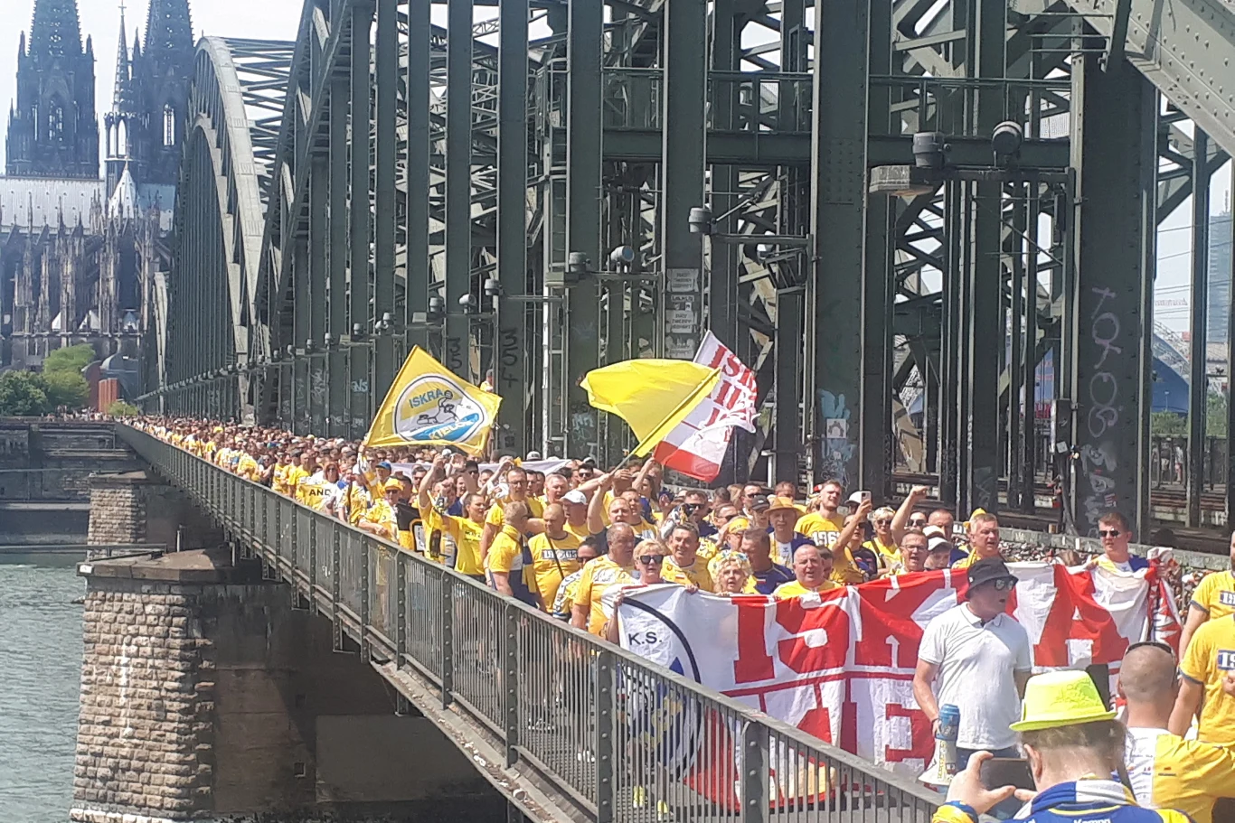 Kibice Barlinka Industrii Kielce w Kolonii