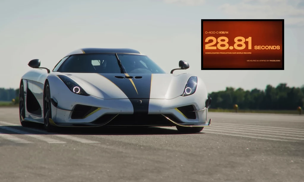 Koenigsegg ustanowił kolejny rekord Fot. Koenigsegg @YouTube