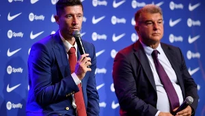 Robert Lewandowski, Joan Laporta