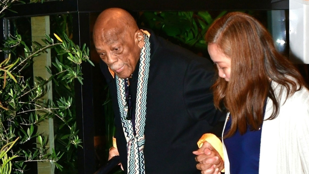 Quincy Jones parę dni wcześniej pojawił się na jednej z ulic Los Angeles