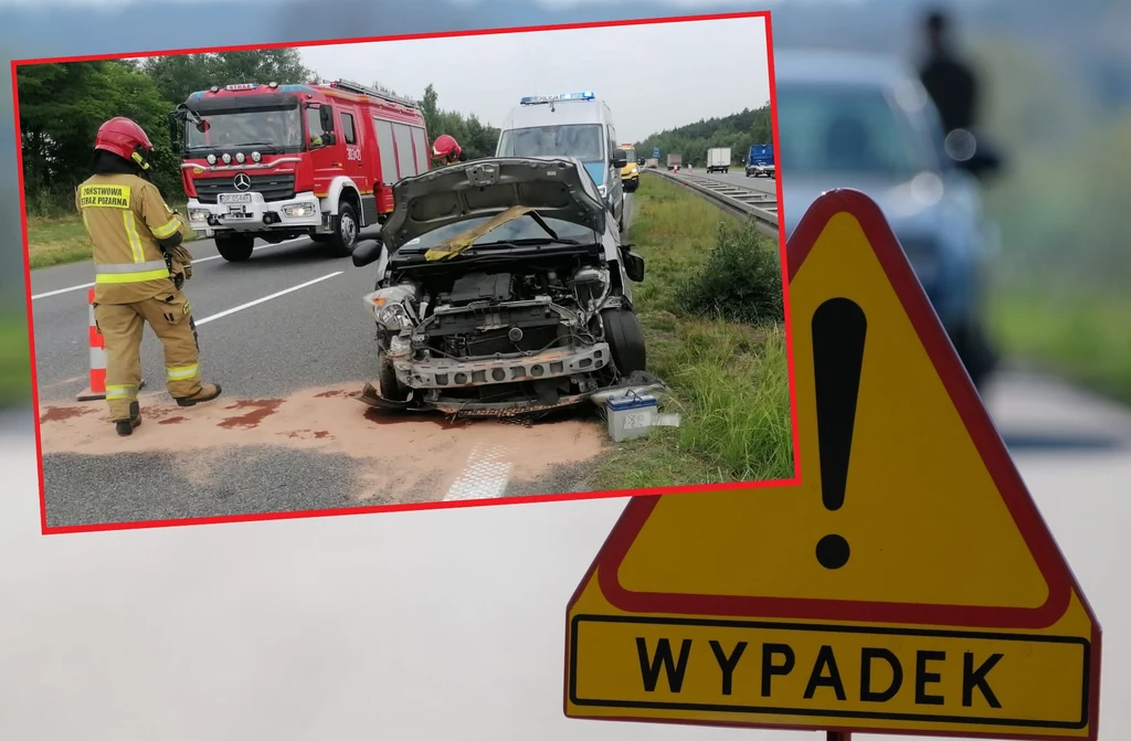 Do wypadku doszło na autostradzie A4 koło Opola / fot. East News, Lukasz Solski / facebook/prostozopolskiego