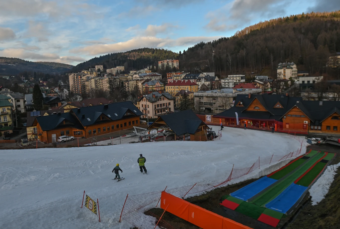 Krynica-Zdrój zimą przyciąga nie tylko kuracjuszy, ale również narciarzy