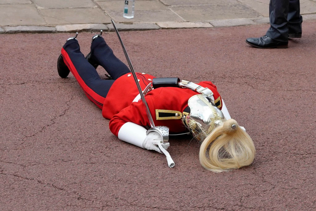 W czasie uroczystości członek The Life Guards stracił przytomność