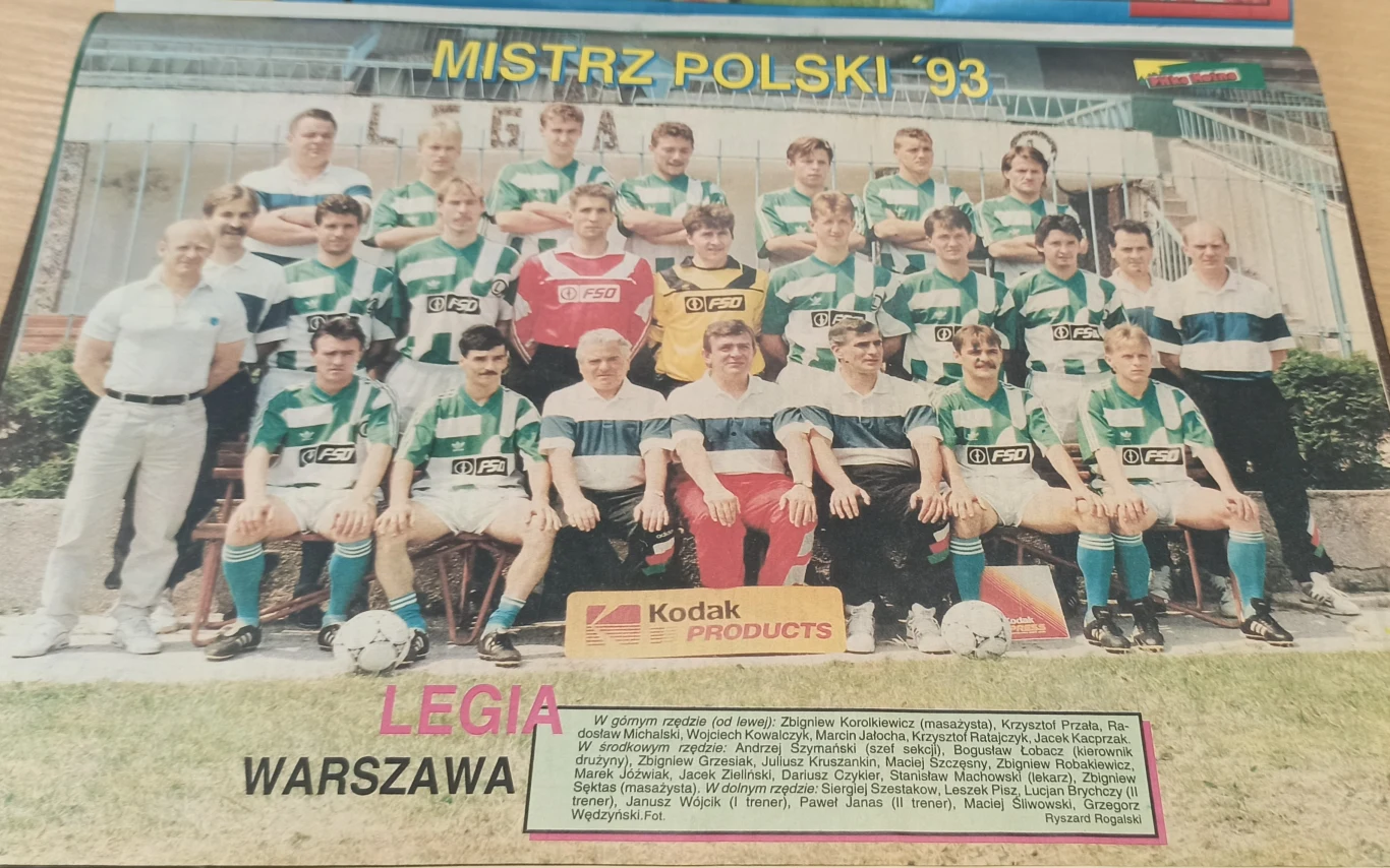 "Piłka Nożna" z czerwca 1993 r.