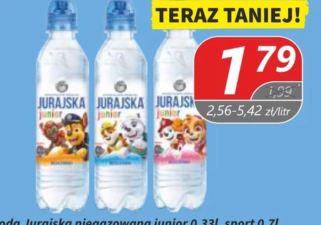 Jurajska Junior Naturalna woda mineralna niegazowana 330 ml