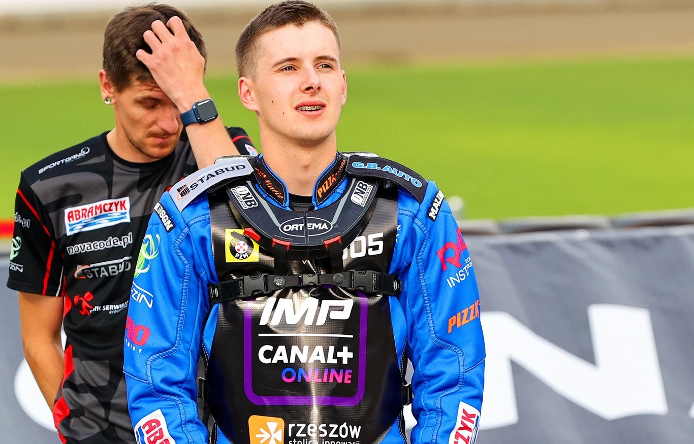 Wiktor Przyjemski w finale IMP. Wiktor Przyjemski w finale IMP.