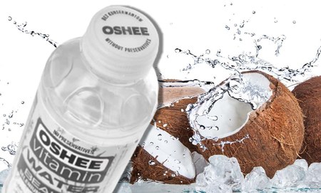 Napoje OSHEE Vitamin Water z wodą kokosową - produkt współpracy z IGA TEAM
