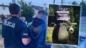 Chciał pojeździć z kolegami na motocyklu, a policjant: "Stój bo strzelam!"