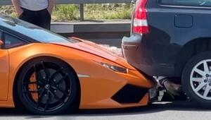 Kolejne rozbite Lamborghini w Warszawie. To już plaga