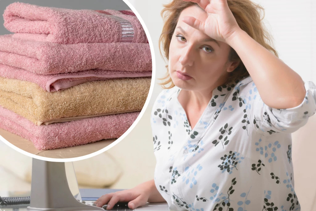Rozwieszenie mokrych ręczników w mieszkaniu może znacząco obniżyć temperaturę