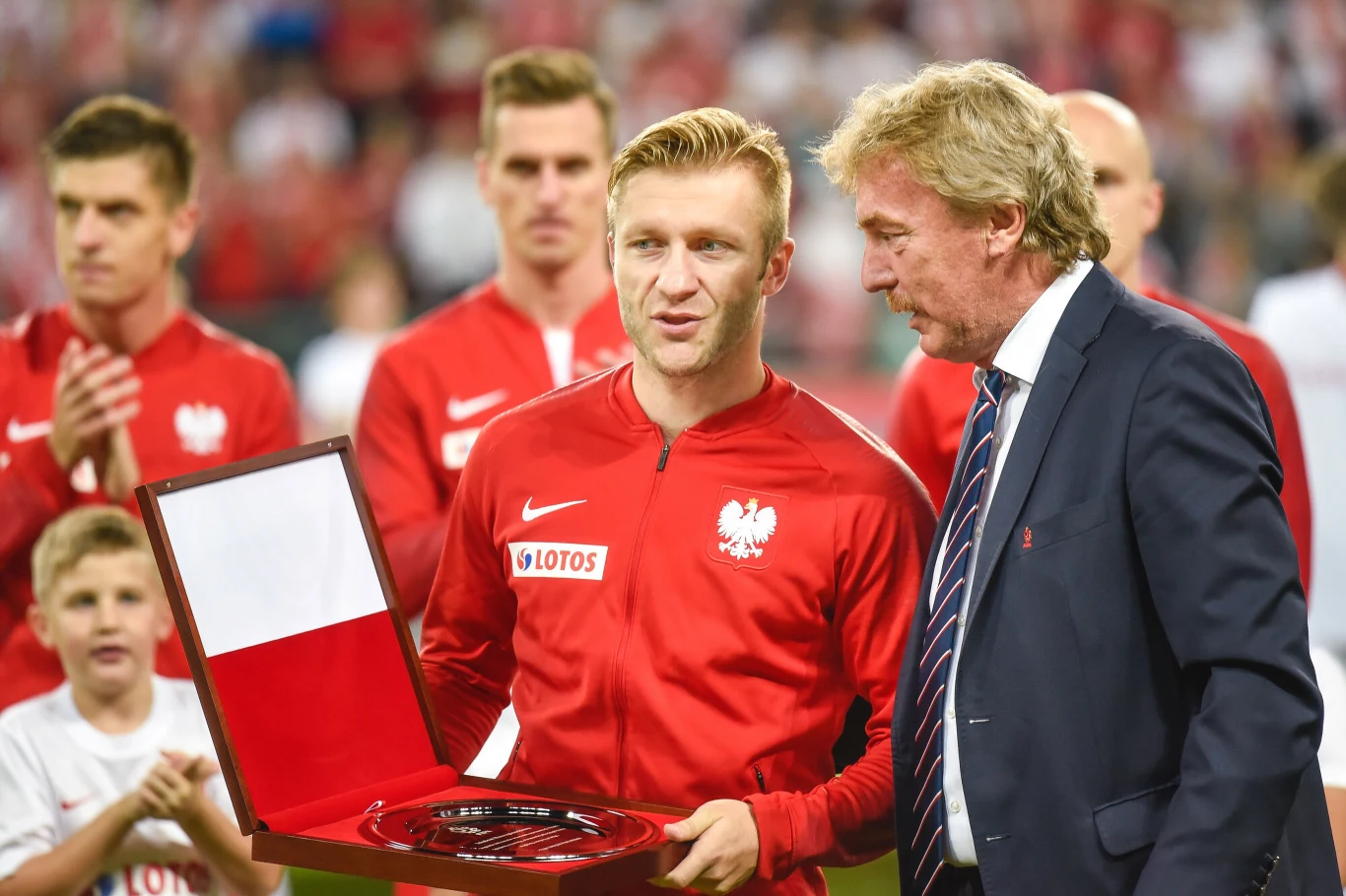 Jakub Błaszczykowski i Zbigniew Boniek Jakub Błaszczykowski i Zbigniew Boniek