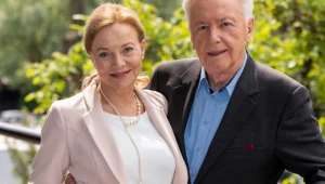 Laura Łącz i Marek Lewandowski w serialu "Klan"