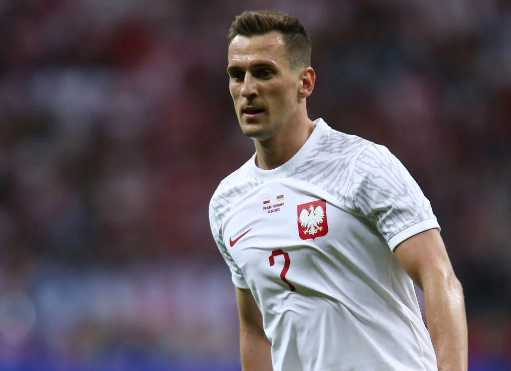 Arkadiusz Milik w barwach reprezentacji Polski