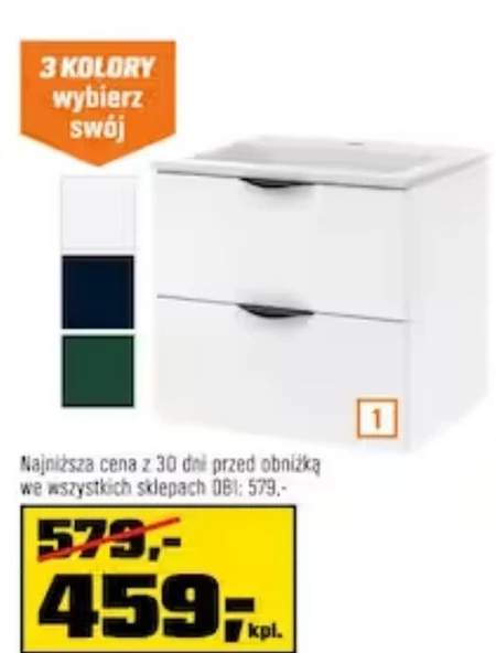 Szafka z umywalką