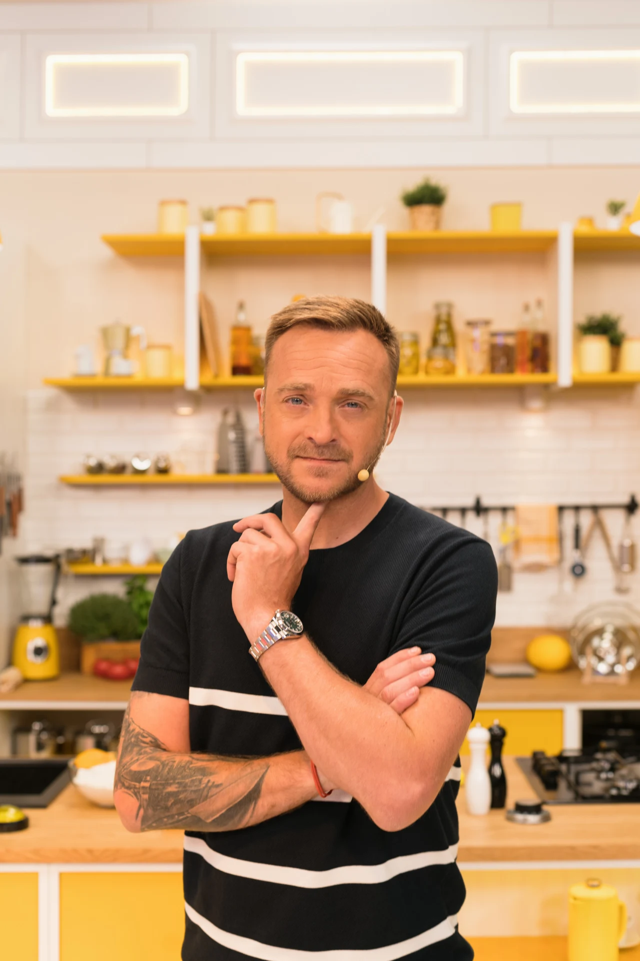 Mateusz Gessler na planie programu "Para go gara" Mateusz Gessler na planie programu "Para go gara"