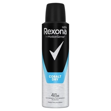 Rexona Men Cobalt Dry Antyperspirant w aerozolu 150 ml - 0