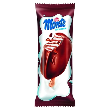Zott Monte Lody śmietankowe i lody czekoladowo-orzechowe w czekoladzie mlecznej 110 ml - 0