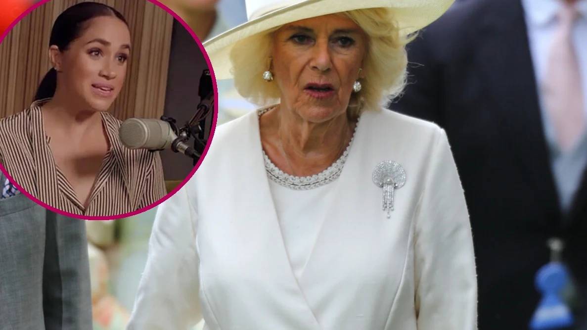 Królowa Camilla i Meghan Markle. Królowa Camilla i Meghan Markle.