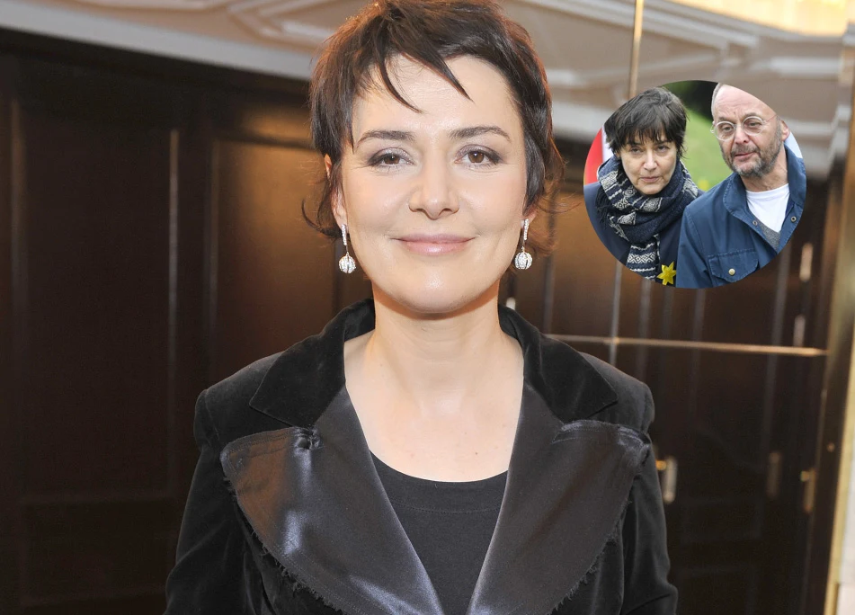 Kazimiera Szczuka z partnerem