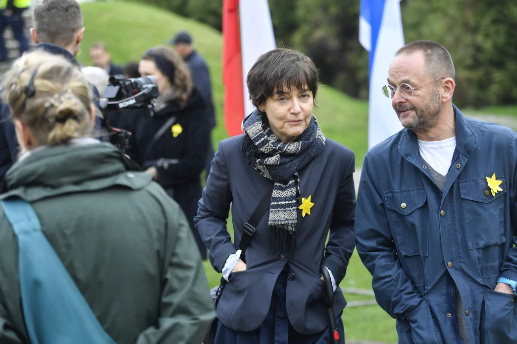 Kazimiera Szczuka z partnerem pojawili się niedawno publicznie