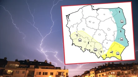 W czwartek będzie burzowo nie tylko w dzień, ale też w nocy. IMGW wydało ostrzeżenia