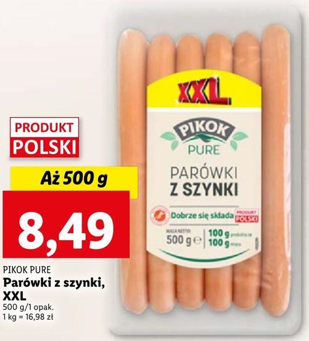 Parówki Pikok - promocja Lidl - Ding.pl