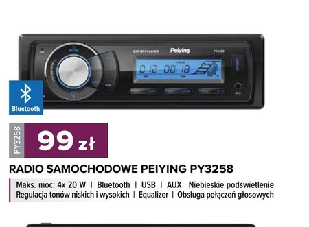 Radio samochodowe Peiying
