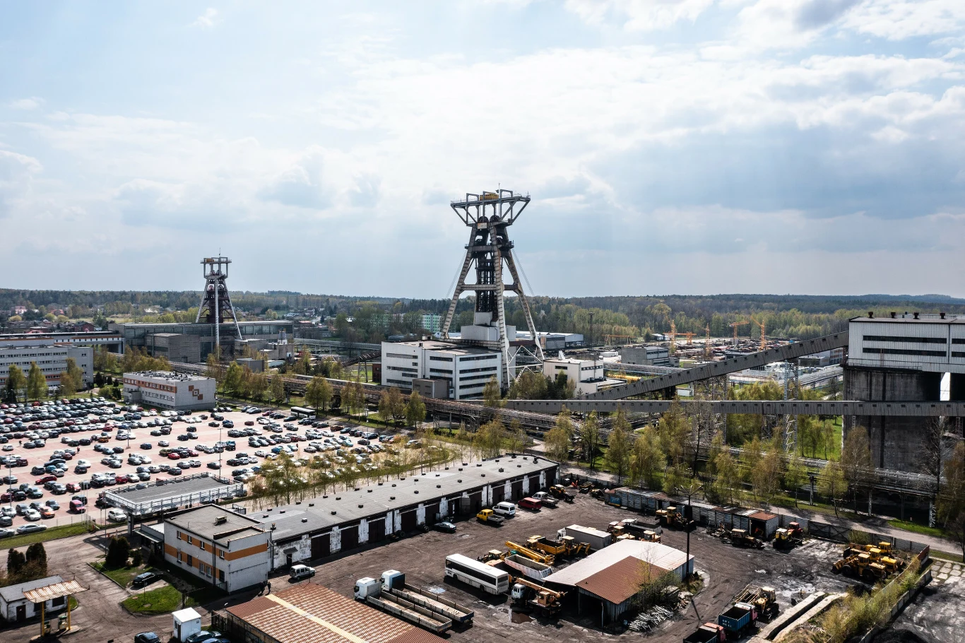 Należąca do JSW kopalnia Budryk w Ornontowicach Należąca do JSW kopalnia Budryk w Ornontowicach