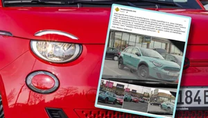 Nowy Fiat 600 zdemaskowany pod galerią w Żorach. Przypadek? Nie sądzę