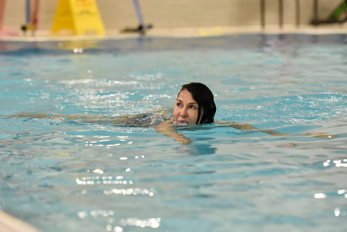 Anna Popek na basenie Anna Popek na basenie