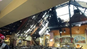 Pożar kościoła w Sosnowcu