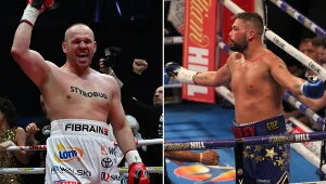 Łukasz Różański i Tony Bellew