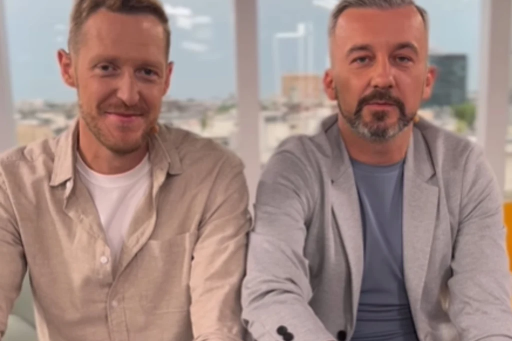 Damian Michałowski i Krzysztof Skórzyński w DDTVN Damian Michałowski i Krzysztof Skórzyński w DDTVN