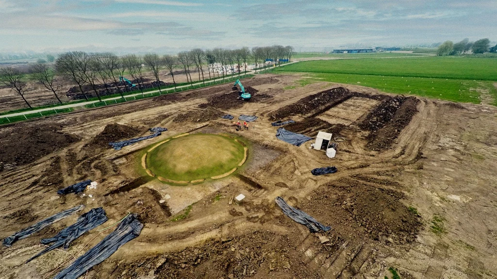 Stanowisko archeologiczne, gdzie odkryto "holenderski Stonehenge"