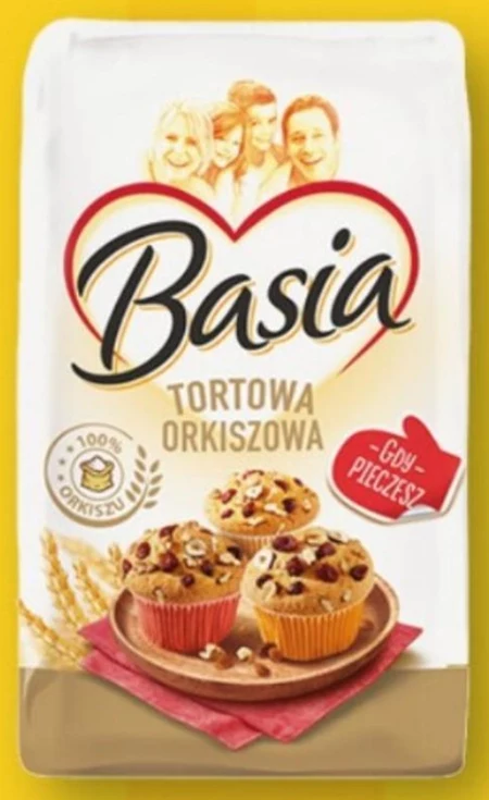 Basia Mąka tortowa orkiszowa 900 g