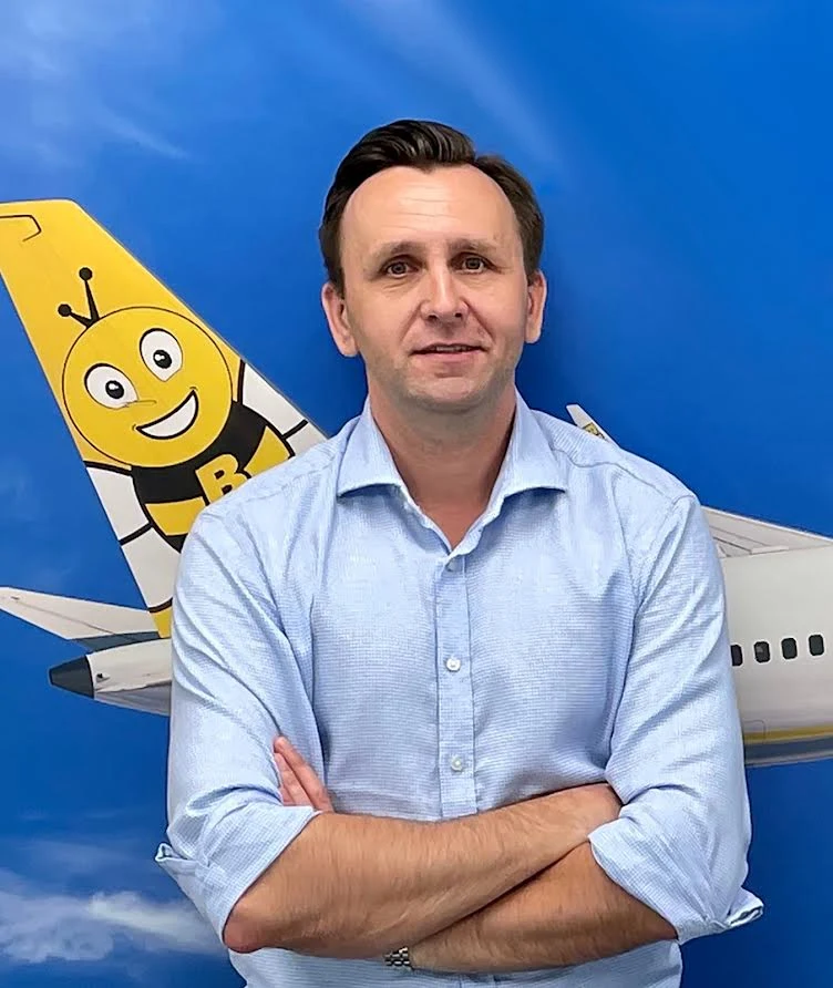 Michał Kaczmarzyk, CEO Buzz, czarterowych linii lotniczych należących do Ryanair Holdings. Źródło zdjęcia: Ryanair