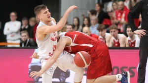 Jakub Schenk w meczu Polski z Austrią