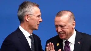 Szef NATO Jens Stoltenberg i prezydent Turcji Recep Tayyip Erdogan