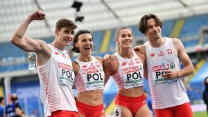 Od lewej: Maksymilian Szwed, Anna Kiełbasińska, Natalia Kaczmarek, Igor Bogaczyński