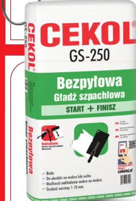 Gładź szpachlowa Cekol