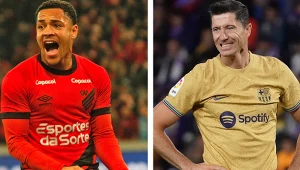 Następca Lewandowskiego w Barcelonie już działa. Robert ma się czym martwić