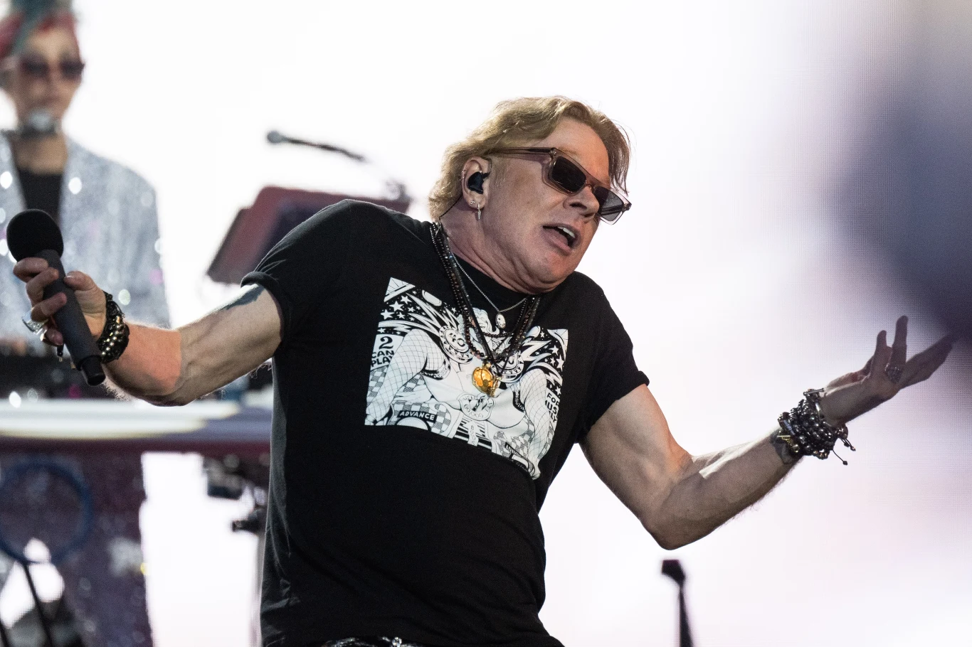 Axl Rose (Guns N' Roses) podczas Glastonbury 2023 Axl Rose (Guns N' Roses) podczas Glastonbury 2023