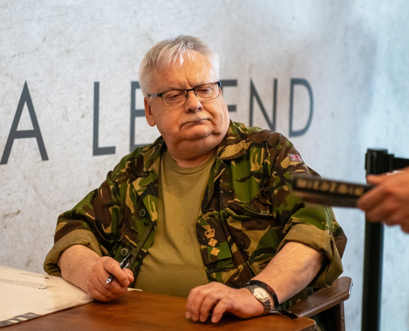 Andrzej Sapkowski podczas Wiedźmin Fest w Łodzi