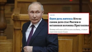 W rosyjskich mediach po buncie Prigożyna nie zabrakło krytycznych głosów wobec władz
