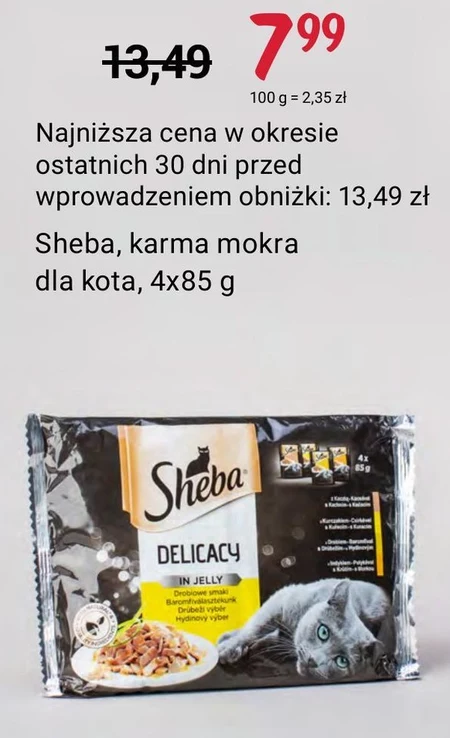 Karma dla kota Sheba