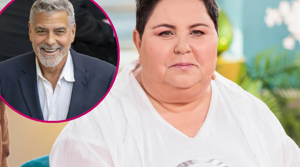 Dorota Wellman i George Clooney Dorota Wellman i George Clooney