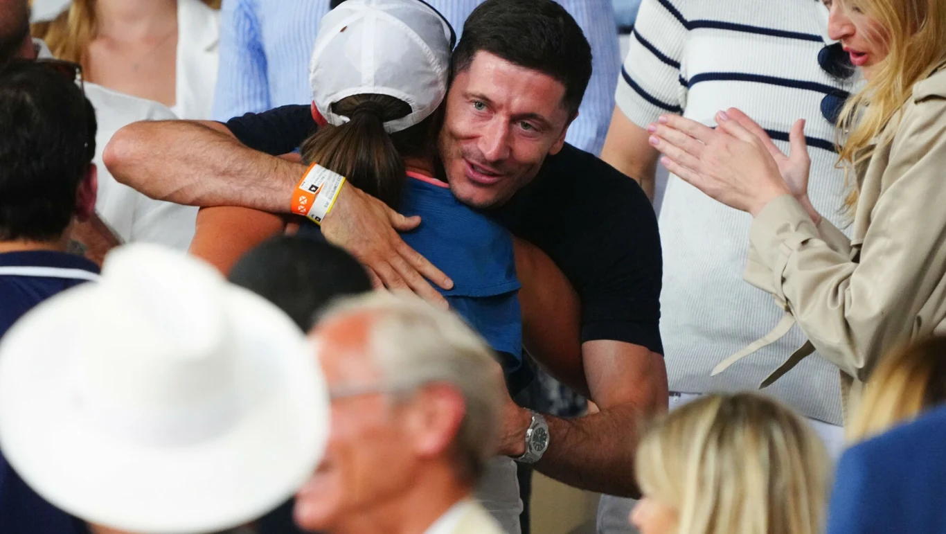 Robert Lewandowski i Iga Świątek, Roland Garros 2022