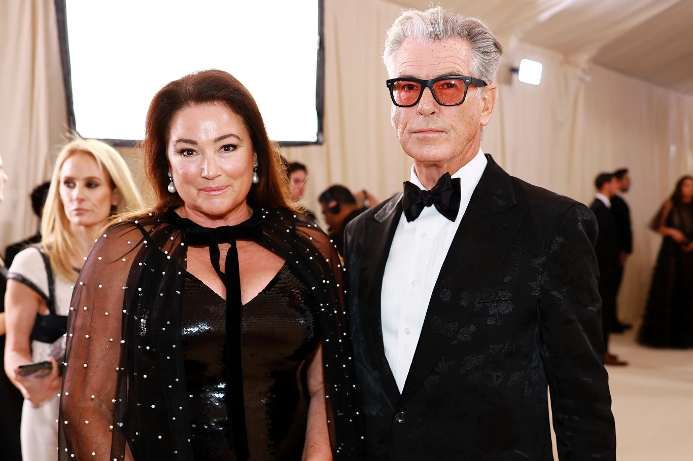 Pierce Brosnan i Keely Shaye Smith Pierce Brosnan i Keely Shaye Smith