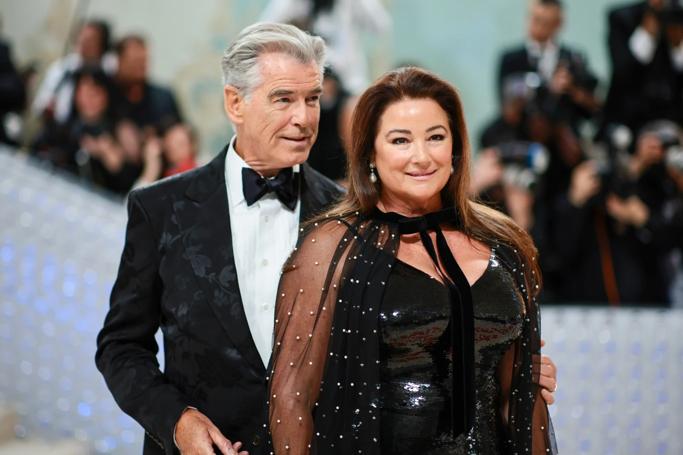 Pierce Brosnan i Keely Shaye Smith Pierce Brosnan i Keely Shaye Smith